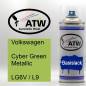 Preview: Volkswagen, Cyber Green Metallic, LG6V / L9: 400ml Sprühdose, von ATW Autoteile West.